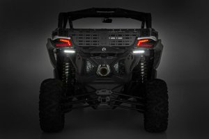 LED Light Bar - Rough Country - Slim Line, Black Series - Black